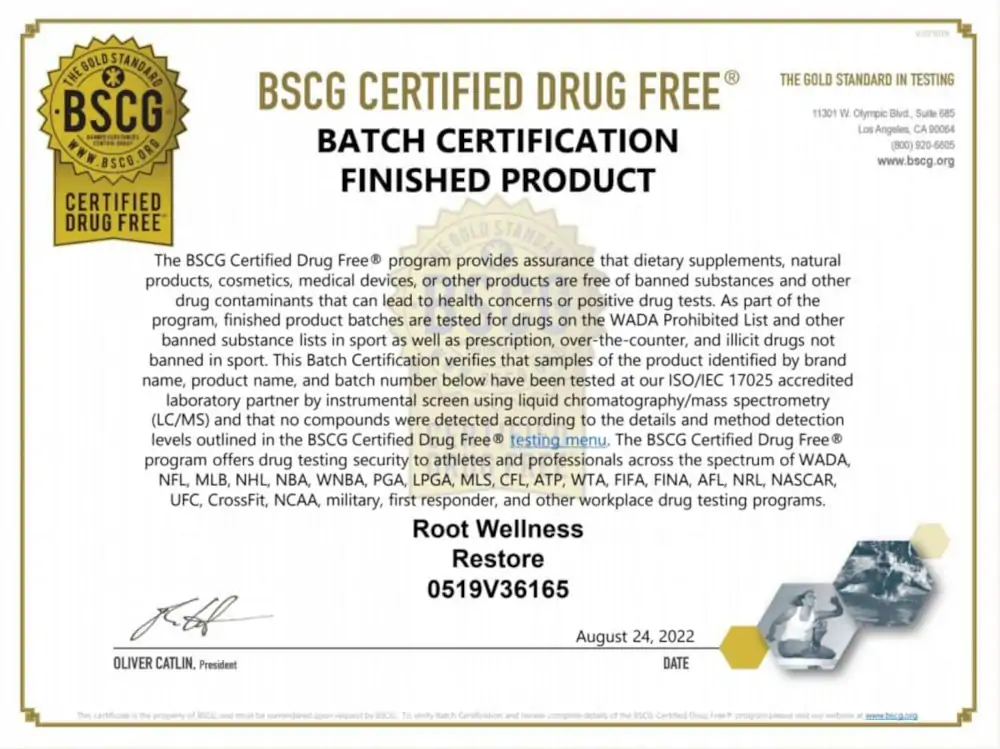 Restore Certification